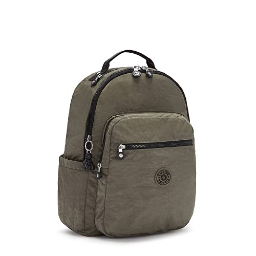 Image of Kipling Women's Seoul 15 inch Laptop Backpack, Durable, Roomy with Padded Shoulder Straps, Built-In Protective Sleeve