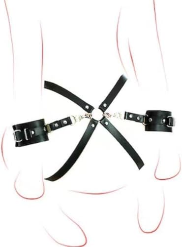 AJOHBM Harness Ceinture Jarretière – Cinturón Punk, Accesorio para Carnavales con Ligas para Las Piernas para Mujer​ - ZF110