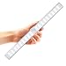 LED Closet Light, OxyLED 36-LED USB Rechargeable Motion Sensor Closet Light Wireless Under Cabinet Lighting, Stick-on Cordless Motion Sensor Wardrobe Bar for Stairs, Wardrobe, Kitchen, Hallway