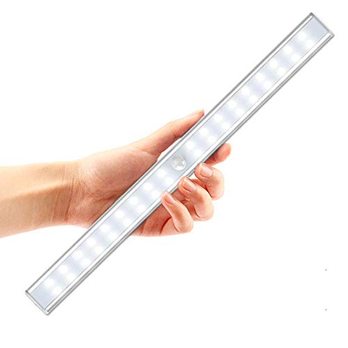 LED Closet Light, OxyLED 36 LED USB Rechargeable Motion Sensor Closet Light Wireless Under Cabinet Lighting, Stick-on Cordless Motion Sensor Wardrobe Bar for Stairs, Wardrobe, Kitchen, Hallway