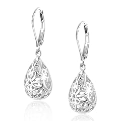 Teardrop Dangle Silver