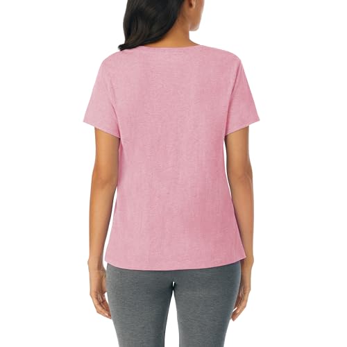 Image of Nautica Womens Sleep Shirt - Lightweight, Breathable Pajama Top - Cotton Knit Jersey V-Neck Sleepwear and Loungewear