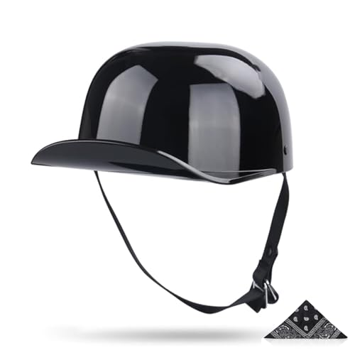 Uchoose Baseball Style Cap Helmet Matte Black L