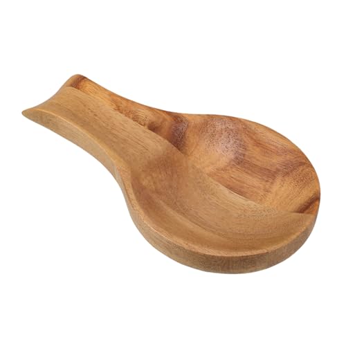ULTECHNOVO Repose-cuillère Bois Pour Cuisine Support De Cuillère Bois Pour Comptoir Pour Cuillères Et Spatules Accessoire De Décoration