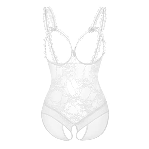 Ofertas Flash del Dia Premium Hoy Mujer Medias Sexy Mujer Lenceria Lenceria Malla Mujer Ropa Interior Transparente Sujetador Sexy con Agujero Sujetador Media Copa Abierta Sexy Regalos para Una Mujer