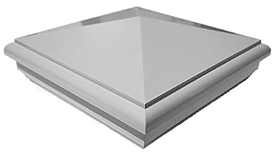 New England Cap PVC for 5"X 5" Post (Grey)