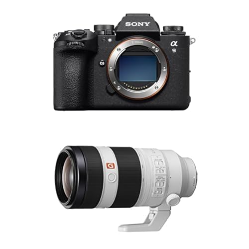 Image of Bundle of Sony Alpha 9 III Mirrorless Camera with World's First Full-Frame 24.6MP Global Shutter System and 120fps Blackout-Free Continuous Shooting + Sony FE 100-400mm F4.5-5.6 GM OSS White