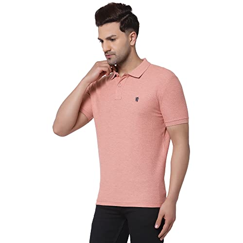 Image of Red Tape Men Red Collared T-Shirt