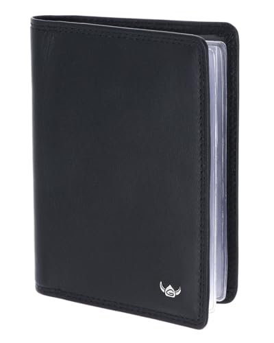 Étui carte d'identité RFID Golden Head 4408 en cuir véritable pour sécuriser vos papiers