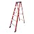 S.Walt 6-Step Fiberglass Step Ladder, 250 lbs Capacity, Non-Conductive, Type IA, Exceeds ANSI Safety Standards, Wide Steps, Practical Top Cap, Folding Step Ladder for Home