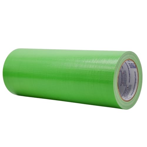Image of MAT Duct Tape Light Green Industrial Grade, 12 inch x 60 ft. Waterproof, UV Resistant for Crafts, Home Improvement, Repairs, & Projects
