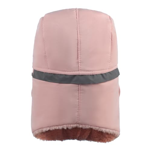 Kids Winter Waterproof Trapper Hat with Ear Flaps and Mask Snow Ski Hat3