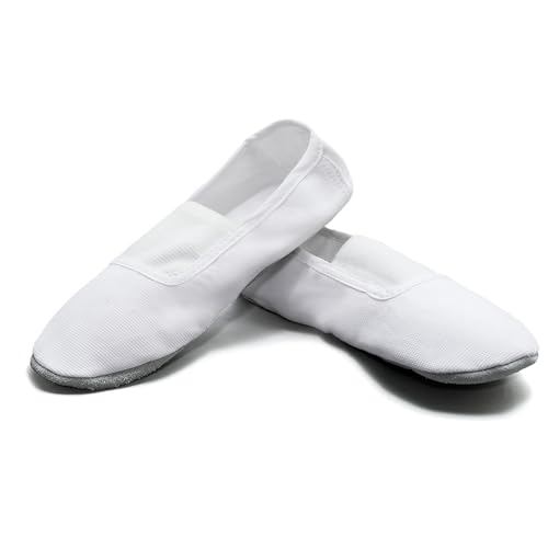 MSMAX Kid Gymnastic Shoes Girls Canvas Trampoline,Tumbling,Agility Gym Shoe2