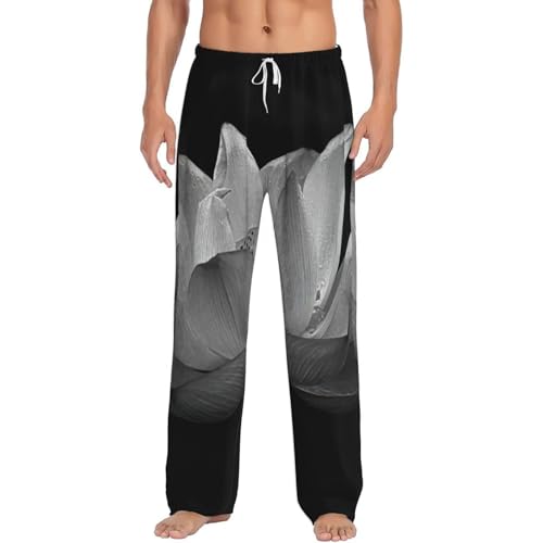 Pantalon de pyjama chaud et fluide pour homme contre le froid nocturne