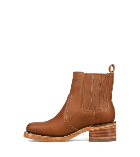 Frye Campus Chelsea Ankle Boots for Women - Premium 5.75” Leather Boots with Luxurious Lining and Leather Outsole with Chunky 1.75” Block Heel3