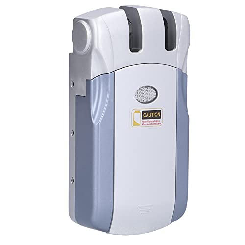 aqxreight WAFU 019 Cerradura de Control Remoto Dispositivo Antirrobo Inteligente de Aleación de Zinc Seguridad en el Hogar para Cerradura Estable y Diseñada con Diseño de Tigre Doble, Método