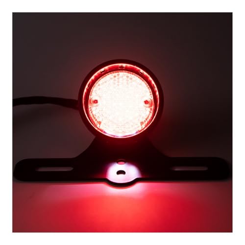 Feu stop arrière LED rouge 12V avec support pour Choppers