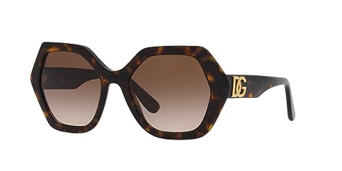 Dolce & Gabbana DG4406-502/13 Sunglasses Havana w/Gradient Brown 54mm