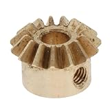 Zähnezahl: 15 Zähne Colcolo 0.8 Modul Messing/Stahl Kegelrad 15, 6 Mm Lochdurchmesser. 90 ° Laufwerk. - Messing, 4 mm