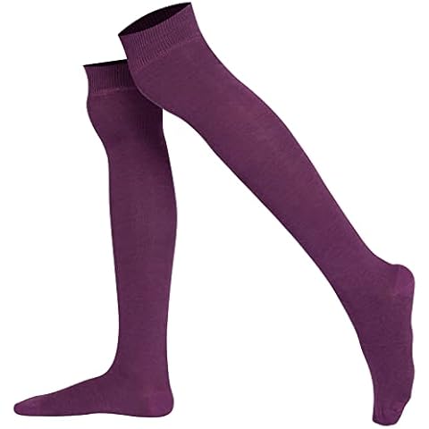 Mysocks Combed Cotton Over the Knee Socks Cover