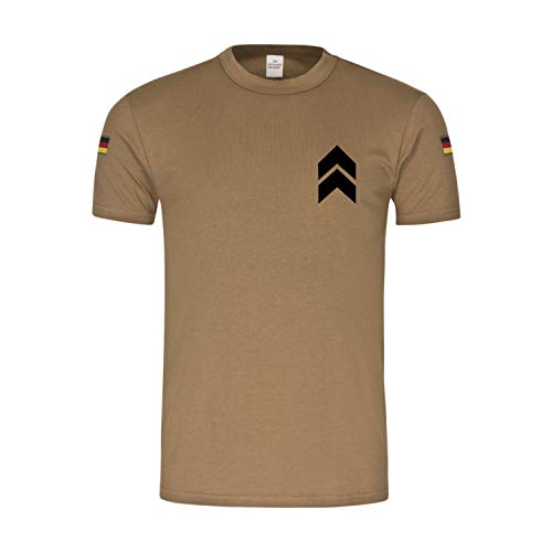 T-shirt militaire ISAF allemand vert kaki XX-Large homme