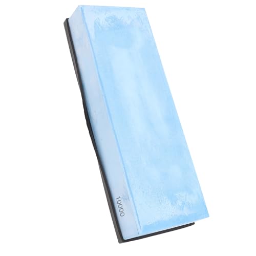 Knife Sharpening Stone Professional Aluminum Oxide Micro Powder Whetstone Knife Sharpener with Anti Slip Base for Kitchen Tools Sharpening Polishing Flattening (10000 Grit) - Image 5