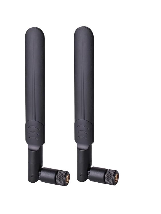 NBR LTE Flat WiFi RP SMA MOV Whip Antenna Wireless Rubber Duck 3G 4G 5G Dipole Wide Band 6dbi 700-2700Mhz Omni Directional Antenna-2Pc.-image-36