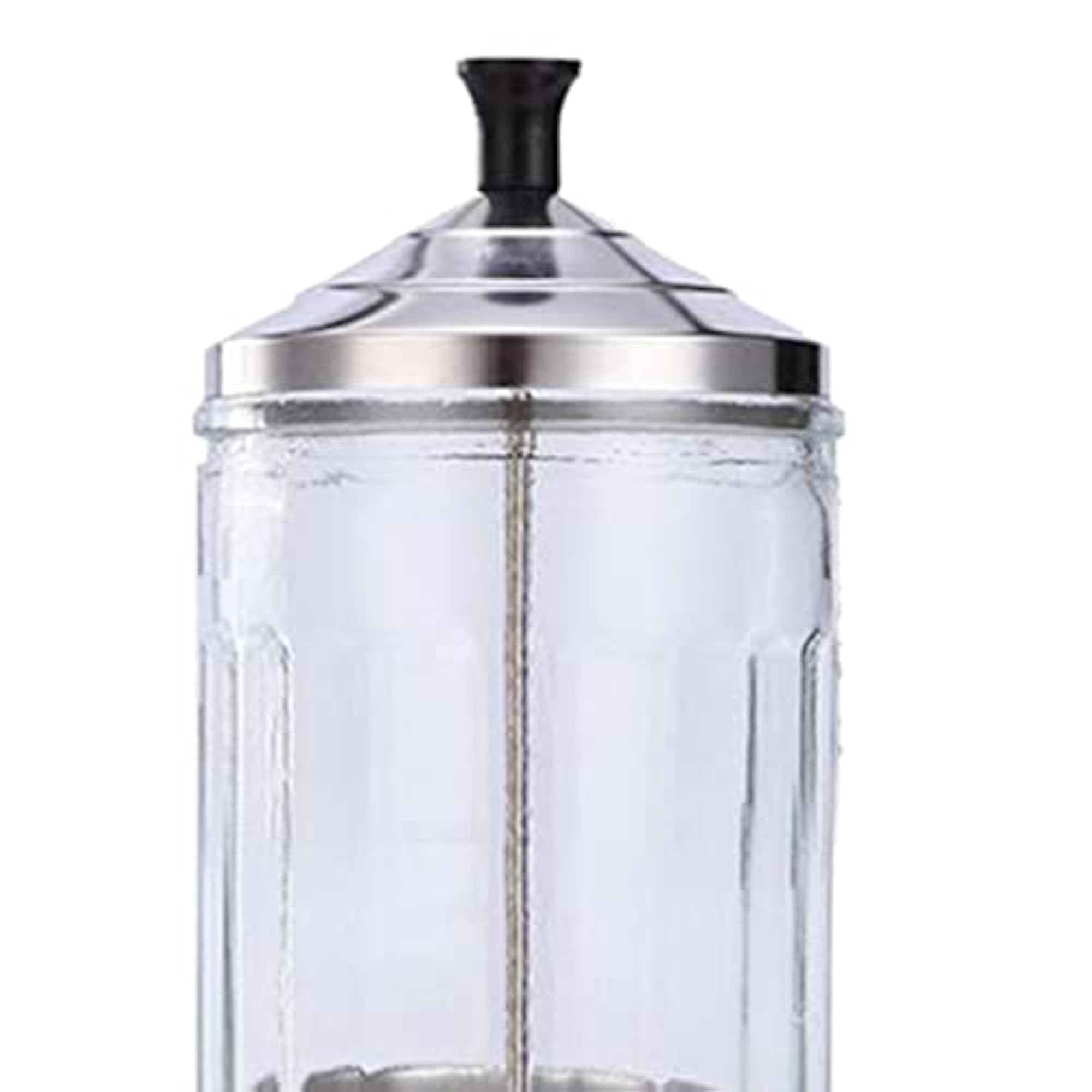 Disinfection Jar Container, Glass Tools Germicide Jar
