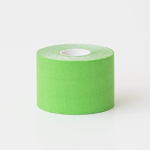 Play Juggling Tape in Cotone Elasticizzato per Attrezzi Aerei - Lunghezza 5 m, Larghezza 50 mm - Verde