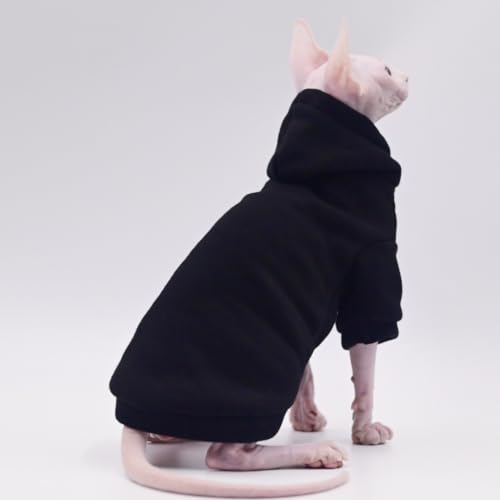 Sphynx Roupas para gatos para gatos de outono e inverno sem pelos roupas para gatos carecas para gat