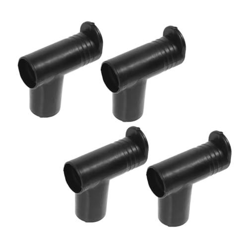 WHAMVOX 4 Piezas Conector de Ángulo Recto para Perchero de Plástico Resistente Accesorio para Barras de Ropa Fácil Instalación y Uso Seguro