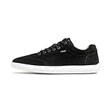 Piloti Driving Shoes for Men, Shift Italian Suede Performance Everyday Driving Sneakers for Men, Black/White, 12