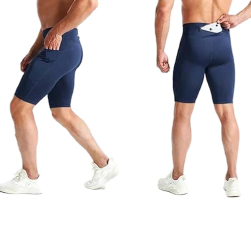 Pantalones cortos de correr para hombre en color verde talla XL JCVBN 3