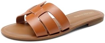 DREAM PAIRS Women's Dressy Slide Sandals Slip-on Comfortable Slid...