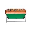 KICK Triplex 55" 3-in-1 Swivel Multi Game Table (Brown) – Foosball, Billiards/Pool & Air Hockey