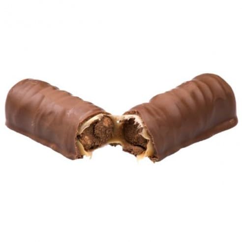 Kidzkandy - Barra de chocolate con leche con caramelo de 48.5 g – Indulgente barra de chocolate con leche de caramelo con relleno de galletas – para todas las ocasiones, regalo de Pascua, cumpleaños,