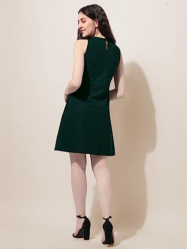 Image of OOMPH! Women's Polyester Blend A-Line Mini Dress