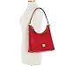 Dooney & Bourke Shoulder Bags, Pebble Grain Leather Hobo Purses for Women - Red