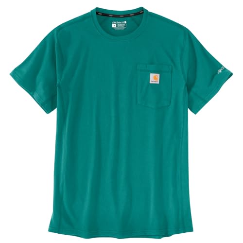 Image of Carhartt Men's 104616 Force Relaxed Fit Midweight Short Sleeve Pocket