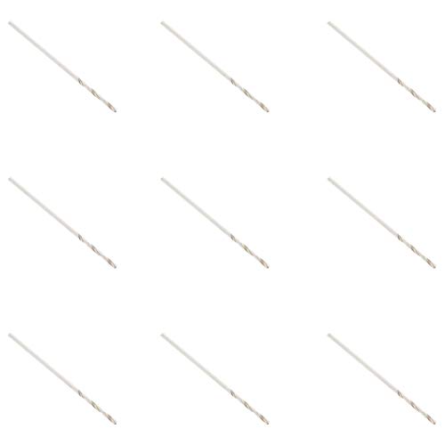 Utoolmart ツイストドリル 金属用ドリルビット ツイストドリルビット 直径1.3mm 40本入り ドリルビット HSS素材 ストレートハンドル 鉄工用ドリルセット 電気ドリルビット ドリル刃セット DIY 電動工具 金属・金工 木工 チタンコーティング