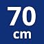 70 cm