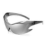FEISEDY Futuristic Sunglasses, Fashion Alien Y2K Wrap Around for Women Men B4135