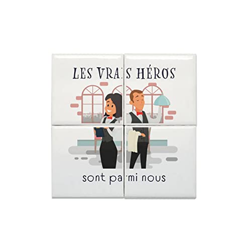 Carreaux céramique décoratif idée cadeau pour serveur et restaurateur