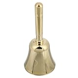 Décoration : utilisez cette cloche pour ajouter une touche festive et décorative à pendant , améliorant l'ambiance générale, cloche de service d'autel, cloche en laiton à pendule