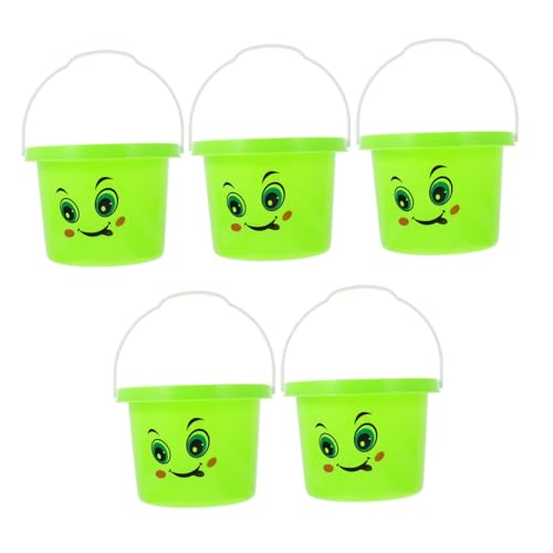 ibasenice 5Pcs Beach Sand Buckets Lightweight Sand Playing for Creative Play Beach Essentials for Boys and Fun Seaside Activities and Safe - Image 6