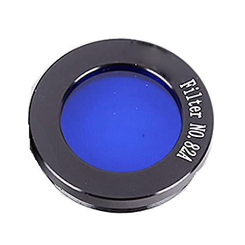 Astrophotography Accessories Eyepiece Astronomical Telescopes Ocular Lens Planets and Nebula 6color Selection 1.25 Inch(Blue)