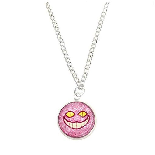 Grinning Cheshire Cat Necklace