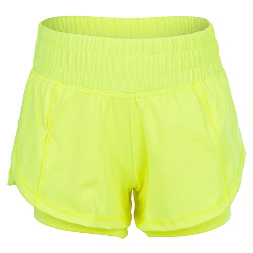 Lucky In Love Girls Core Match Point Short - Neon Yellow #TOP16