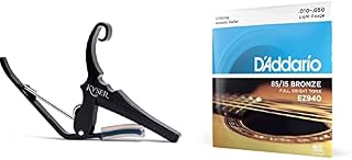 Kyser Quick-Change Capo for 12-string guitars, Black, KG12B