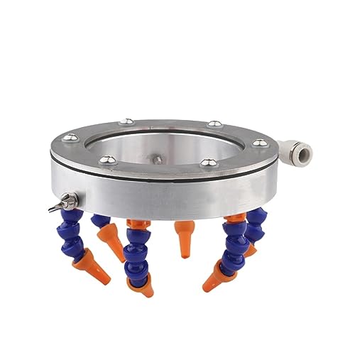 SHYISY Cooling Water Spray Tools CN-C Engraving Machine Sprayer Cooler Water Machining Center Spindle Spraying Ring Nozzle (Size : 80mm)
